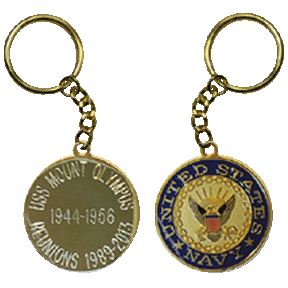 Navy Custom Key Chain